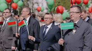 День Победы в Гомеле // Более 200 работников «Белоруснефти» на главной улице областного центра