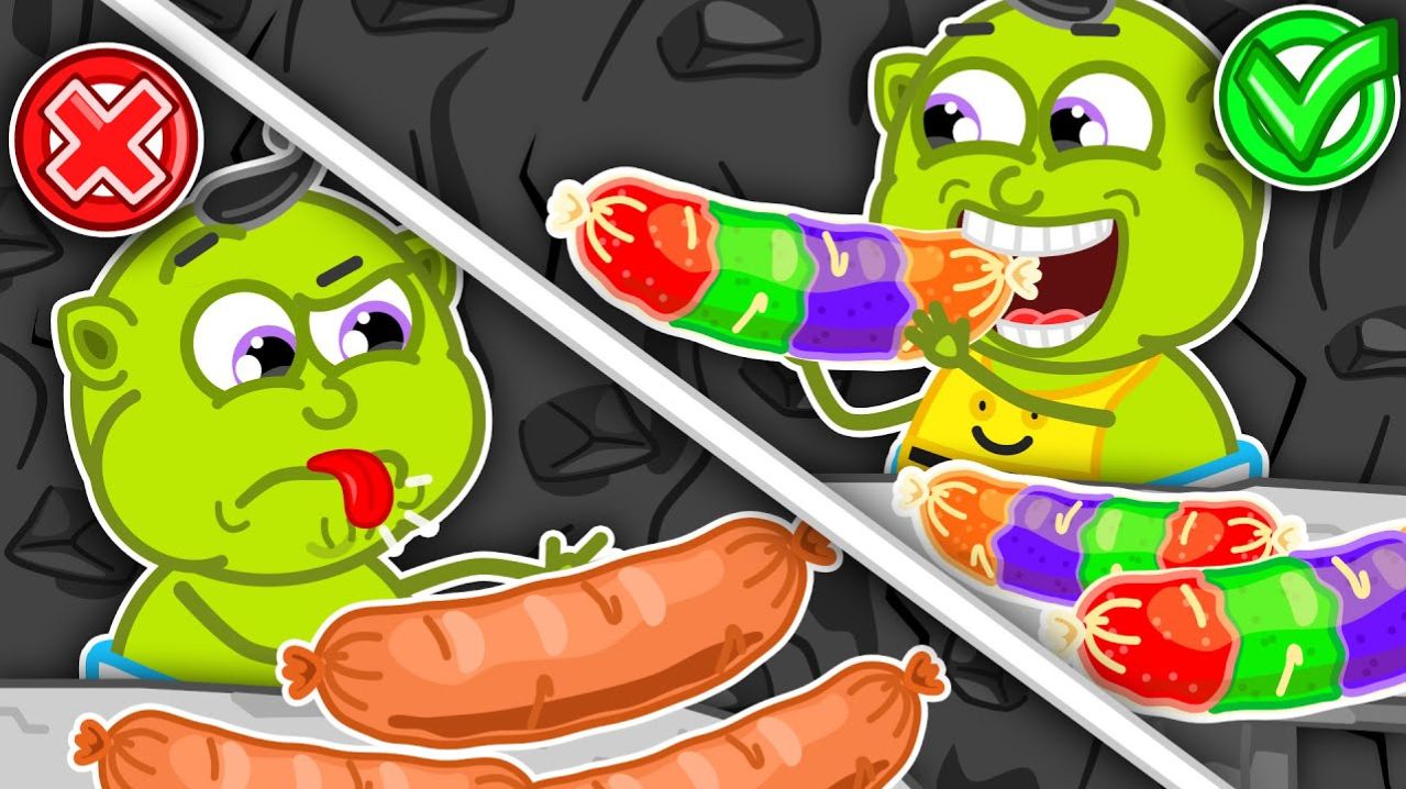 Маша и Леопольд. Цветные сосиски - Мультик для детей