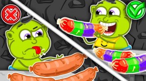 Маша и Леопольд. Цветные сосиски - Мультик для детей