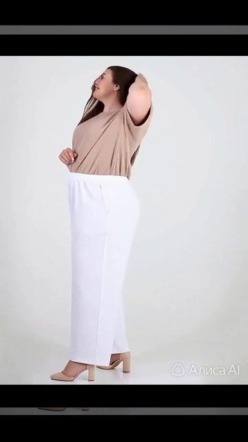 Летние брюки на круговой резинке от бренда Almondshop👑 До 70 размера!