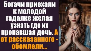 Истории из реальной жизни.  Богачи приехали к молодой гадалке, желая узнать где их пропавшая дочь