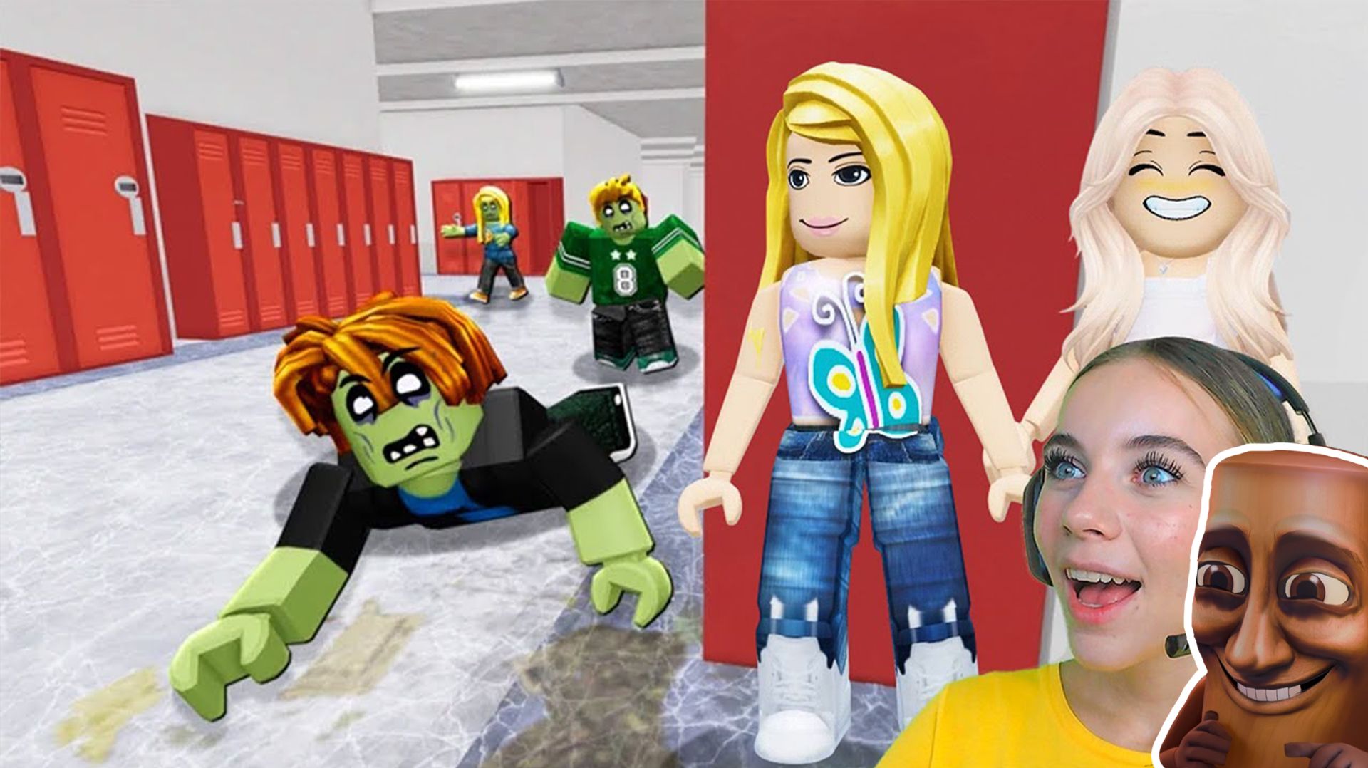 ВЫЖИВАЕМ В ЗОМБИ АПОКАЛИПСИС В ШКОЛЕ в ROBLOX! С АЛЁНОЙ