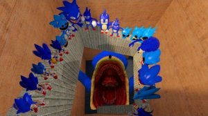 БОЛЬШОЙ ЛАБИРИНТ | ЭВОЛЮЦИЯ СЕМЬИ ЛЕНТ СОНИКА МОРСКОГО ПОЖИРАТЕЛЯ В GARRY'S MOD