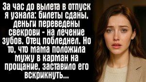 Истории из жизни / Жизненные истории / Слушать / За час до вылета в отпуск я узнала： билеты сданы