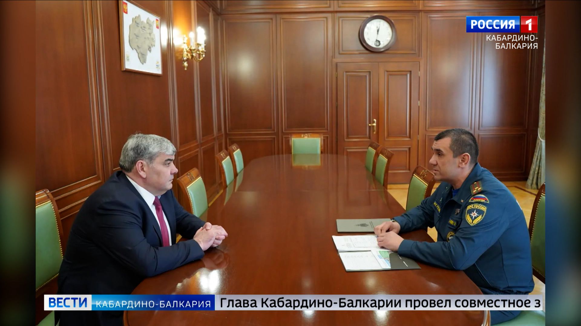 Глава КБР Казбек Коков провел рабочую встречу с Эльдаром Хашхожевым