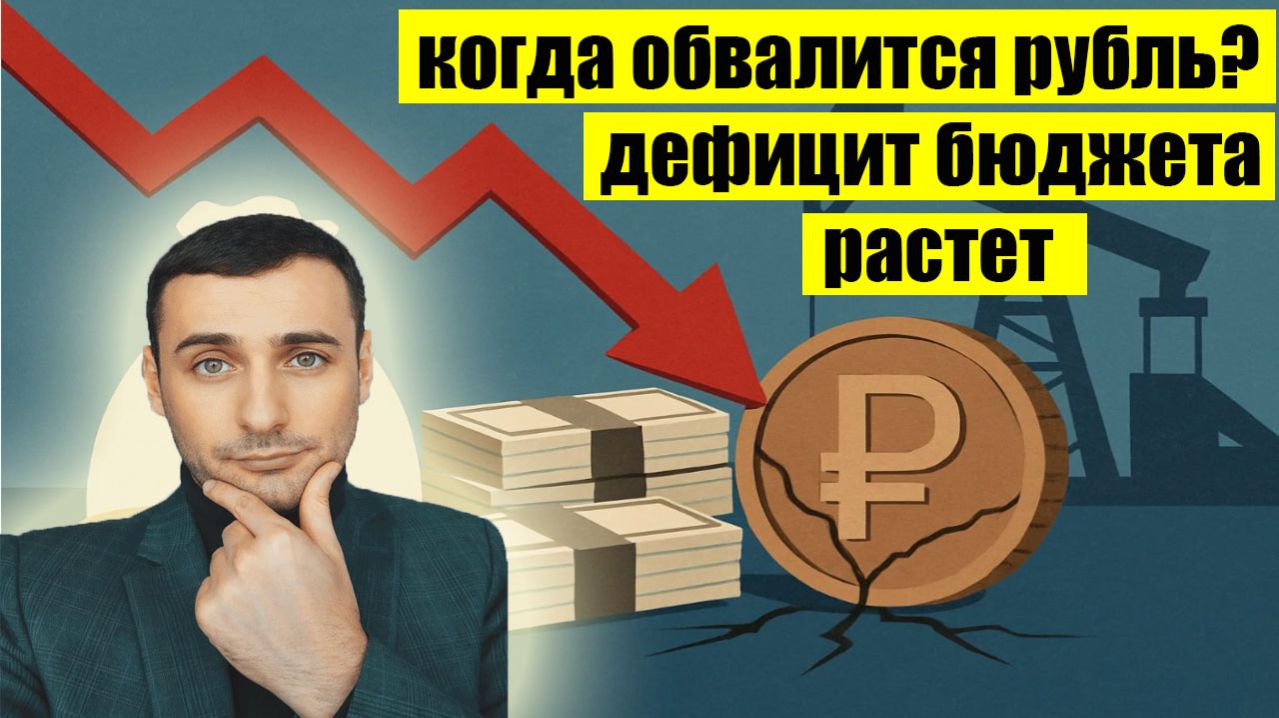 Обвал рубля близко? Дефицит бюджета растет! Анализ рынка акций ММВБ. Прогноз курса доллара.