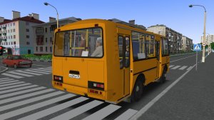 Поездка на ПАЗ-32054-07 по маршруту №6 по карте Русская Глубинка 2.6