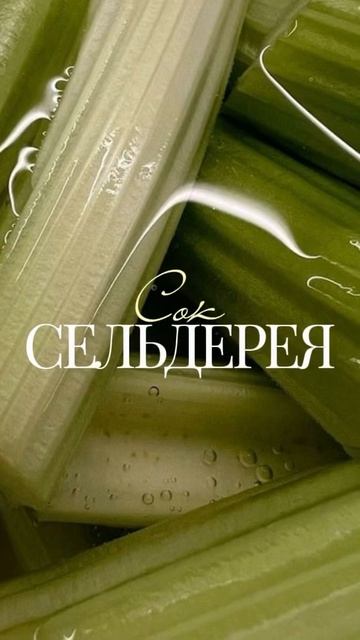 🥬Сок из сельдерея: почему его пьют миллионы, а вы всё ещё нет?