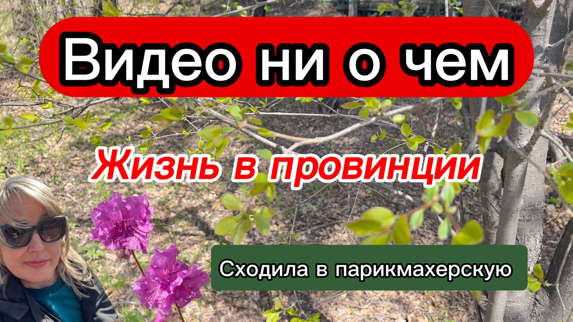 Жизнь в провинции/сходила в парикмахерскую/теплый весенний день/ищу красоту всегда/типичный гедонист