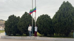 Церемония поднятия Государственного флага РФ