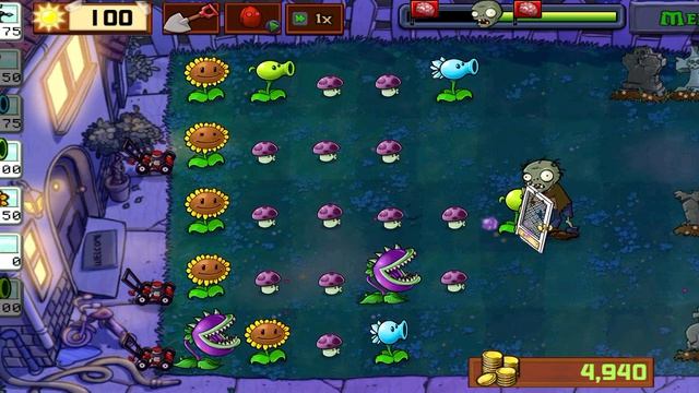 Играю в игру Plants vs Zombies 3 серия
