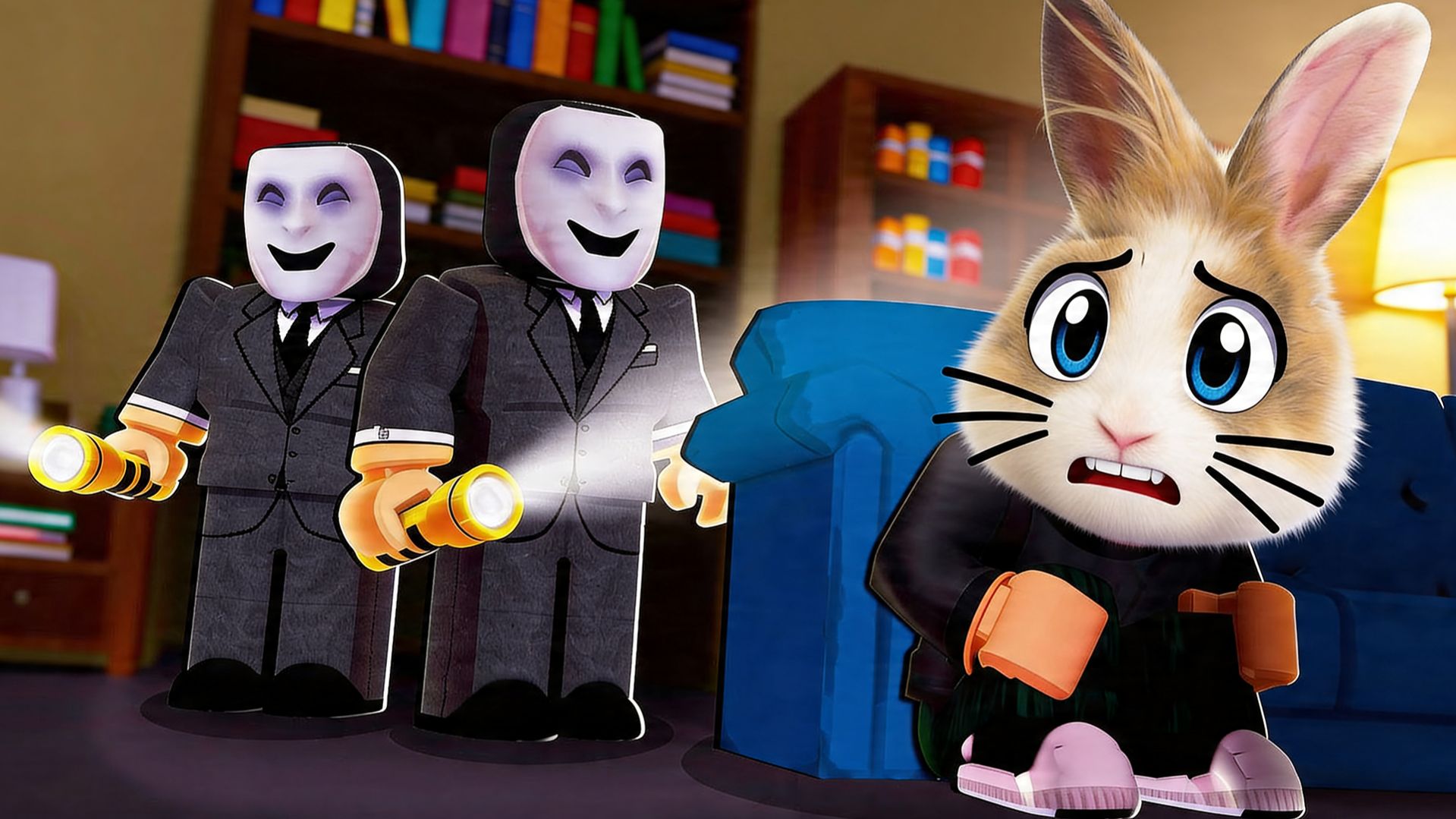 ROBLOX BREAK IN 😱 ! ХОРРОР ПОБЕГ В РОБЛОКС ! МЫ должны ВЫЖИТЬ! ПРЯТКИ ОТ ГРАБИТЕЛЕЙ с БАФФИ смотреть онлайн