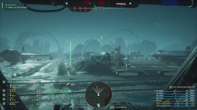 Атака ночью (Pin the Dragon) на Alshain - DLC Ghost Bear - Flash Storm в MechWarrior 5 - Clans