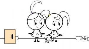 Emma Vs. Kate Decorating Christmas Tree - EK Doodles Cartoon Animation for kids