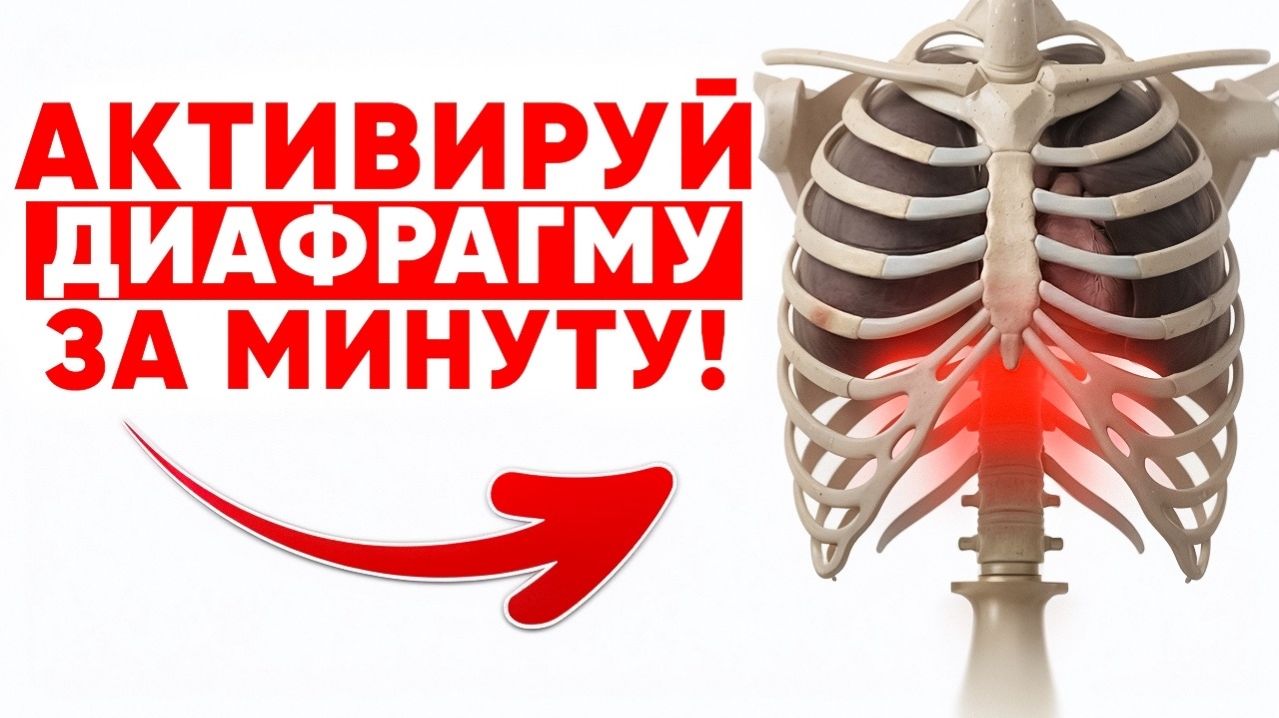 Боль между лопаток и головная боль? Виновата диафрагма! Исправляем за 3 этапа