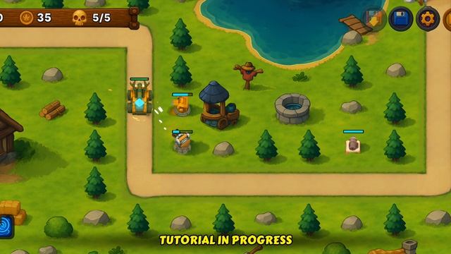 Обзор игры  защита  башен