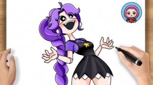 КАК НАРИСОВАТЬ ЛИЛИ ЛАВБРЭЙДЗ ИЗ ПОППИ ПЛЕЙТАЙМ | ПОШАГОВО