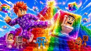 423,000 ЛАКИ БЛОКОВ Я СЛОМАЛ В РОБЛОКС! НОВЫЙ РЕКОРД В РОБЛОКС. ROBLOX - БРЕЙНРОТ - ЛАКИБЛОК