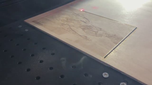 Гравировка на лазерном станке.