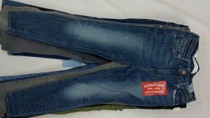 42340 Джинсы женские бренд, 4пак, 6E3, секонд (cream/extra) оптом