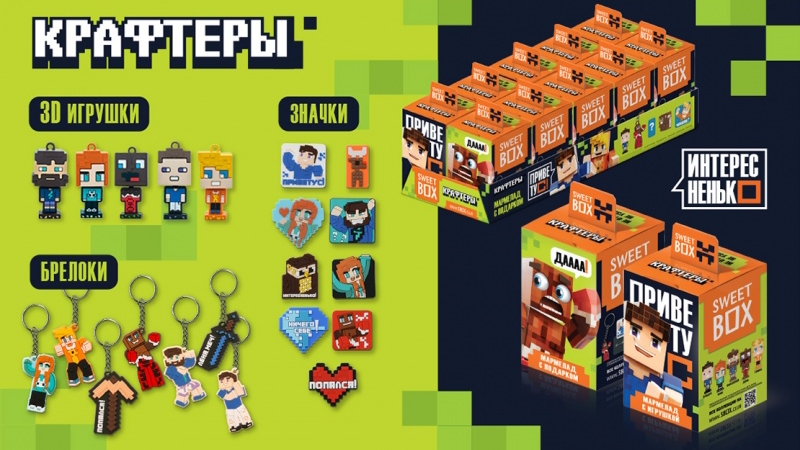 распаковка свит бокс «Крафтеры»