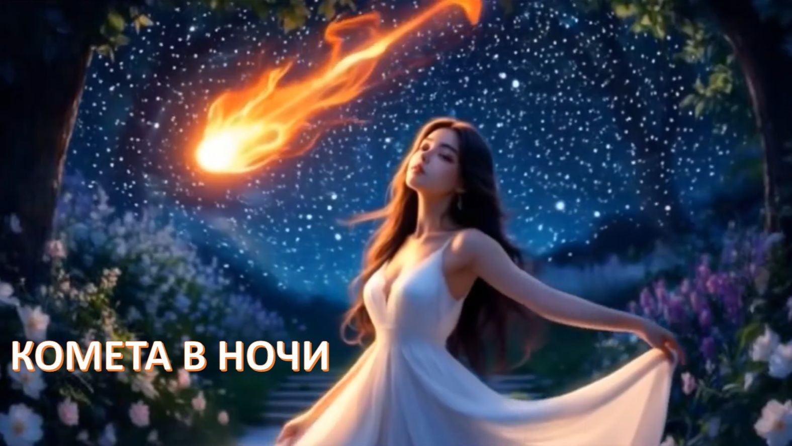 Комета в ночи