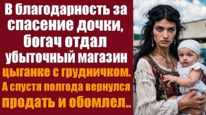 Истории из реальной жизни. В благодарность за спасение дочки, богач отдал убыточный магазин
