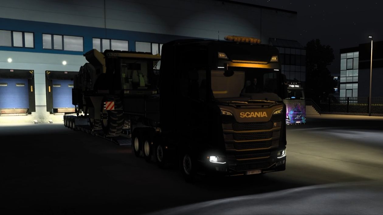 ETS 2 MP Gameplay - 8 Серия! Везём какой-то негабарит что-ли!?