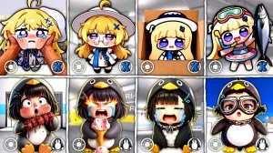 САМЫЕ ГЛУПЫЕ МОМЕНТЫ пингвина ГугуГага и его друзей! Что, если я СТАНУ ВСЕМИ в Тюрьме Барри!