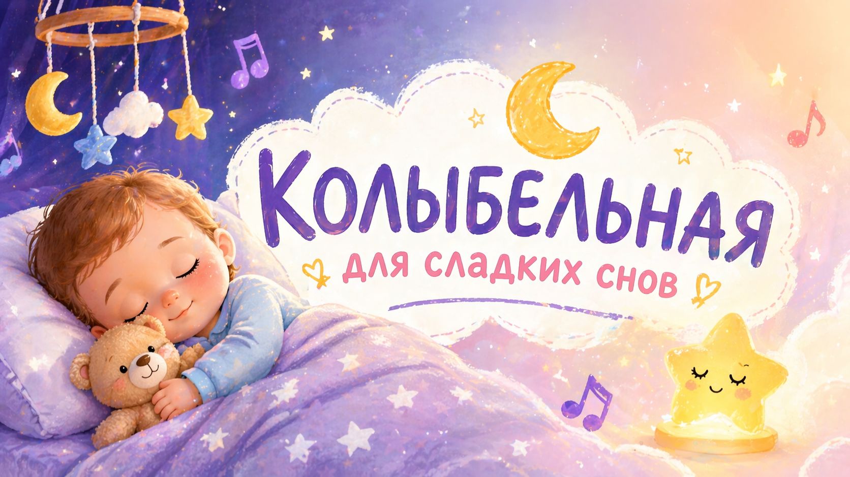 Ночная колыбельная 💤 Музыка для сна ребенку