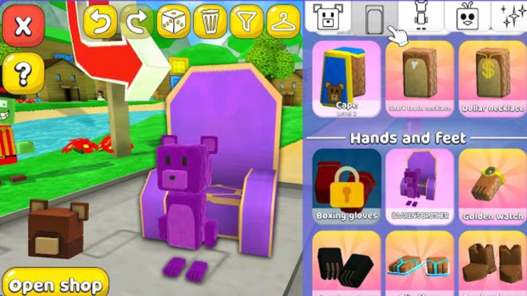 Новый скин брата Баарена в прохождении  Super Bear Adventure.