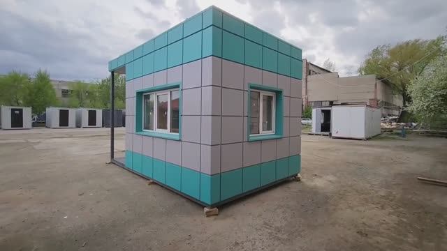 Модуль КПП №9 (5.12х3.12х3,2 м. )