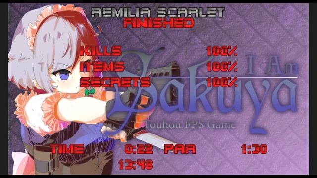 I Am Sakuya Touhou FPS Game (Прохождение на Стрим) (#3) (Финал!)