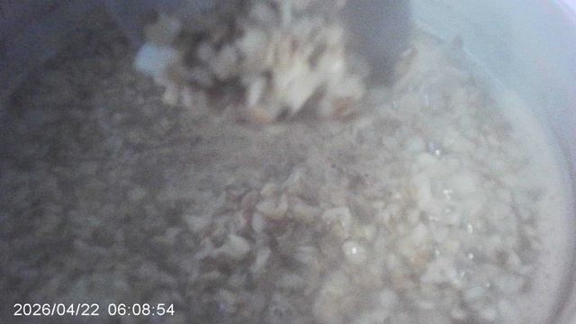 Завершаю варить гречневую кашу