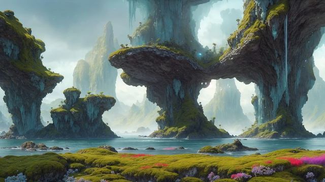 AETERNA - relaxing ambient - beautiful ethereal ambient music with majestic landscape visuals-(1080p