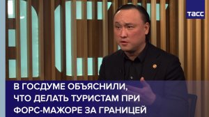 В Госдуме объяснили, что делать туристам при форс-мажоре за границей