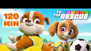 Щенячий патруль играет в спорт и спасает