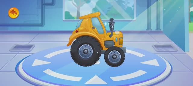 Мультики для детей. Собираем трактор, учим детали. Едем на задание. Мультик про машинки для детей