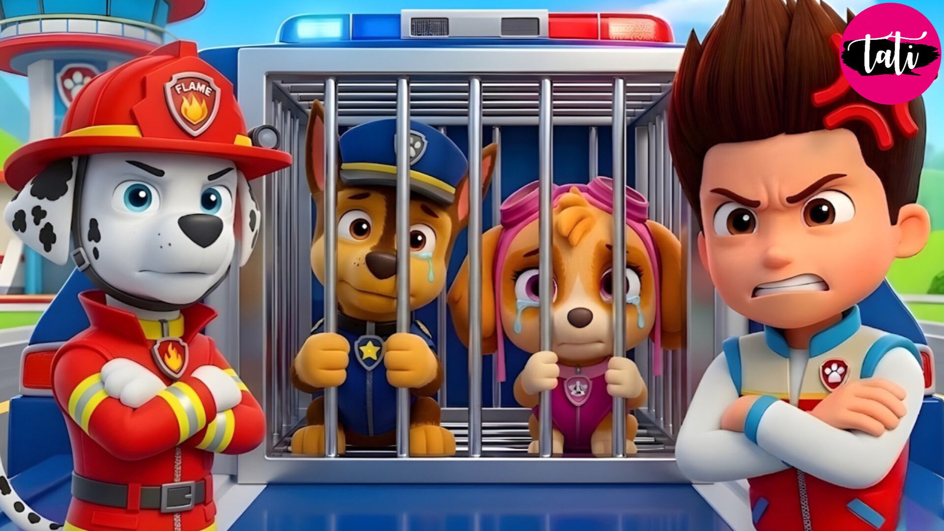 Щенячий патруль и Маршалл. Залипательное видео. Мультфильм для детей и малышей. Анимация 437