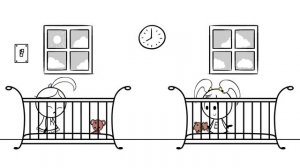 Emma & Kate _Pretend Play Dress Up_ - EK Doodles Cute Funny Animation