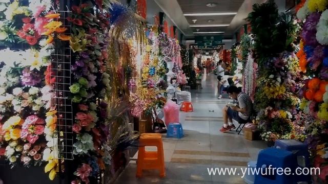 Главный оптовый рынок искусственных цветов. Искусственные цветы оптом из Китая.