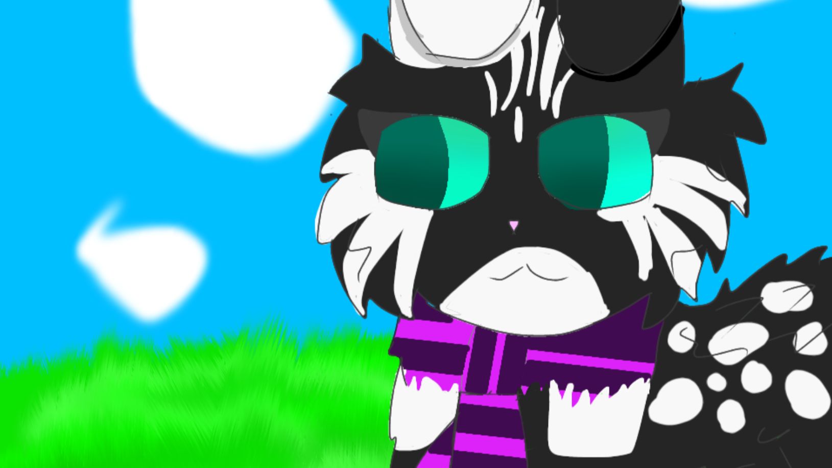 Арт на конкурс чёрнохвостки или кейт