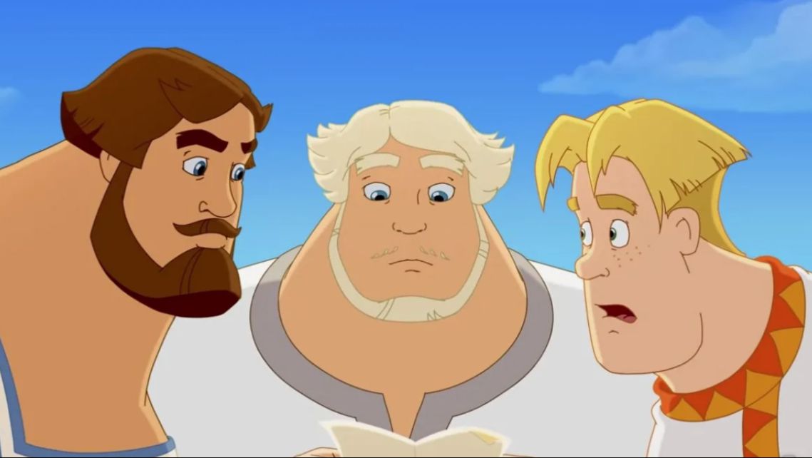 Три Богатыря - Алеша Попович и Тугарин Змей