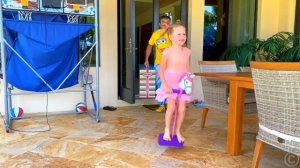 Nastya is looking for a new playhouse to hide