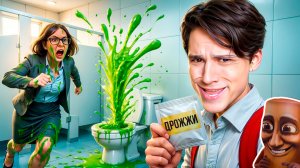 ВЗОРВАЛ ШКОЛЬНЫЙ ТУАЛЕТ!😱 ПРАНК с ДРОЖЖАМИ ВЫШЕЛ ИЗ-ПОД КОНТРОЛЯ!😭