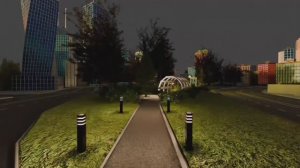 3D проект в Блендере: «Природа в ритме города»