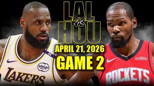 22.04.2026 | ОБЗОР МАТЧА | 1/8 Финала | Лос-Анджелес Лейкерс - Хьюстон Рокетс | Highlights