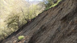 Ополозни в горах Дагестана, дождь, ливень и ополозни в Табасаранском районе в горном районе