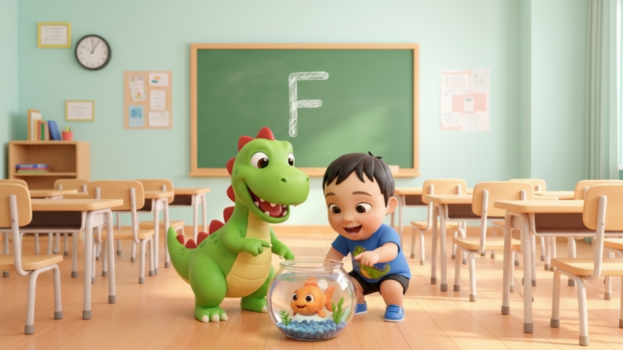 Learn The Letter  F. Учим букву F