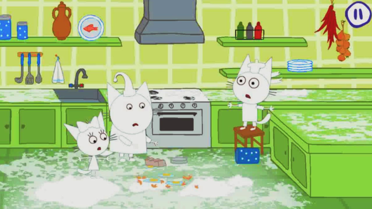 Три Кота Мультфильм для Детей. Игровой Мультик Спокойной Ночи Малыши. Три Кота Смотреть